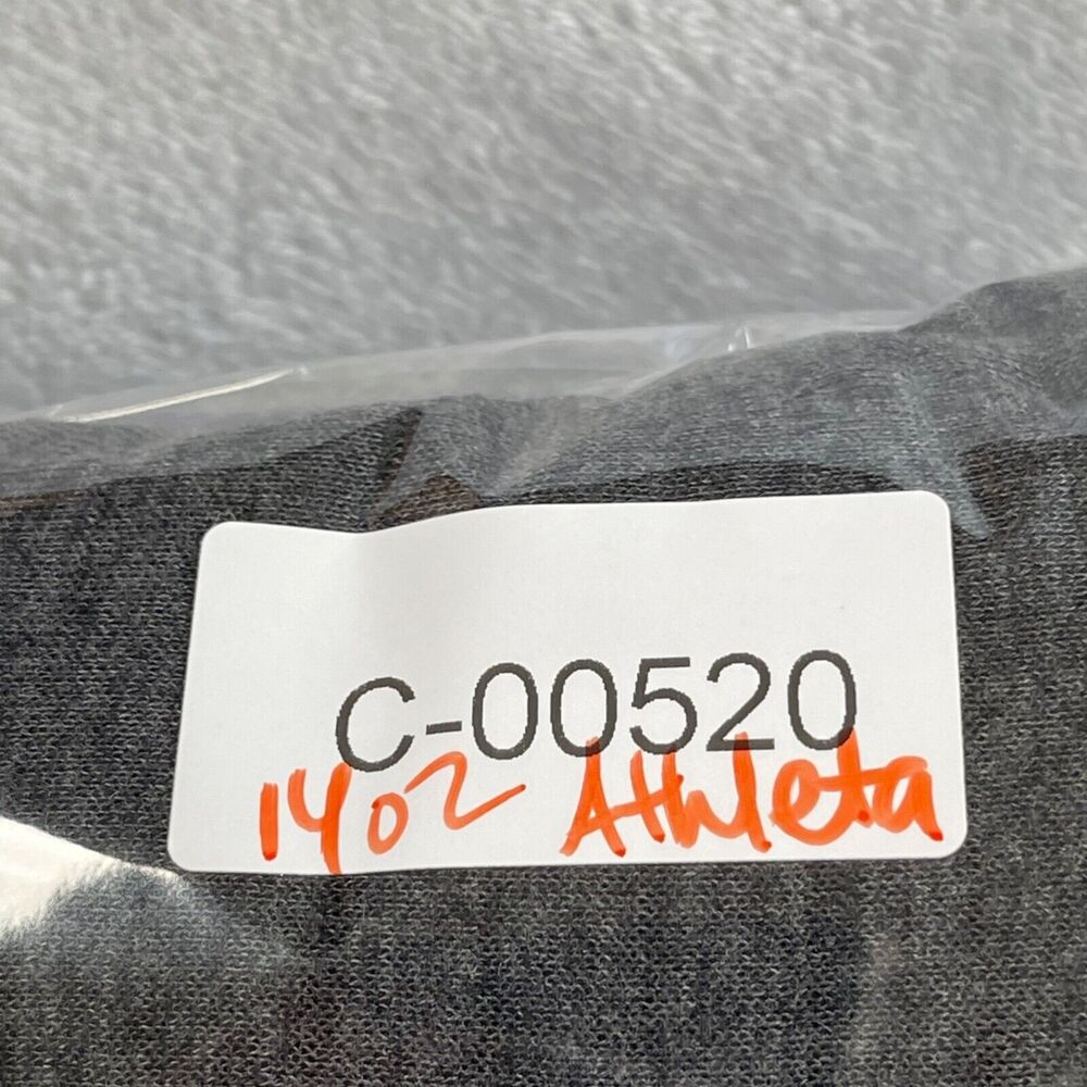 Athleta Sweatpants Womens XS Gray Ribbed Textured Tencel‎ Blend Ankle Cropped - Picture 15 of 15